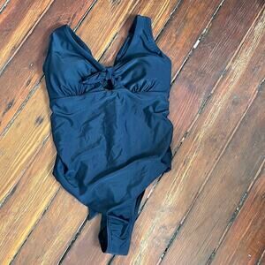 NWT Cupshe ruched front crossback one piece swim suit sz XL